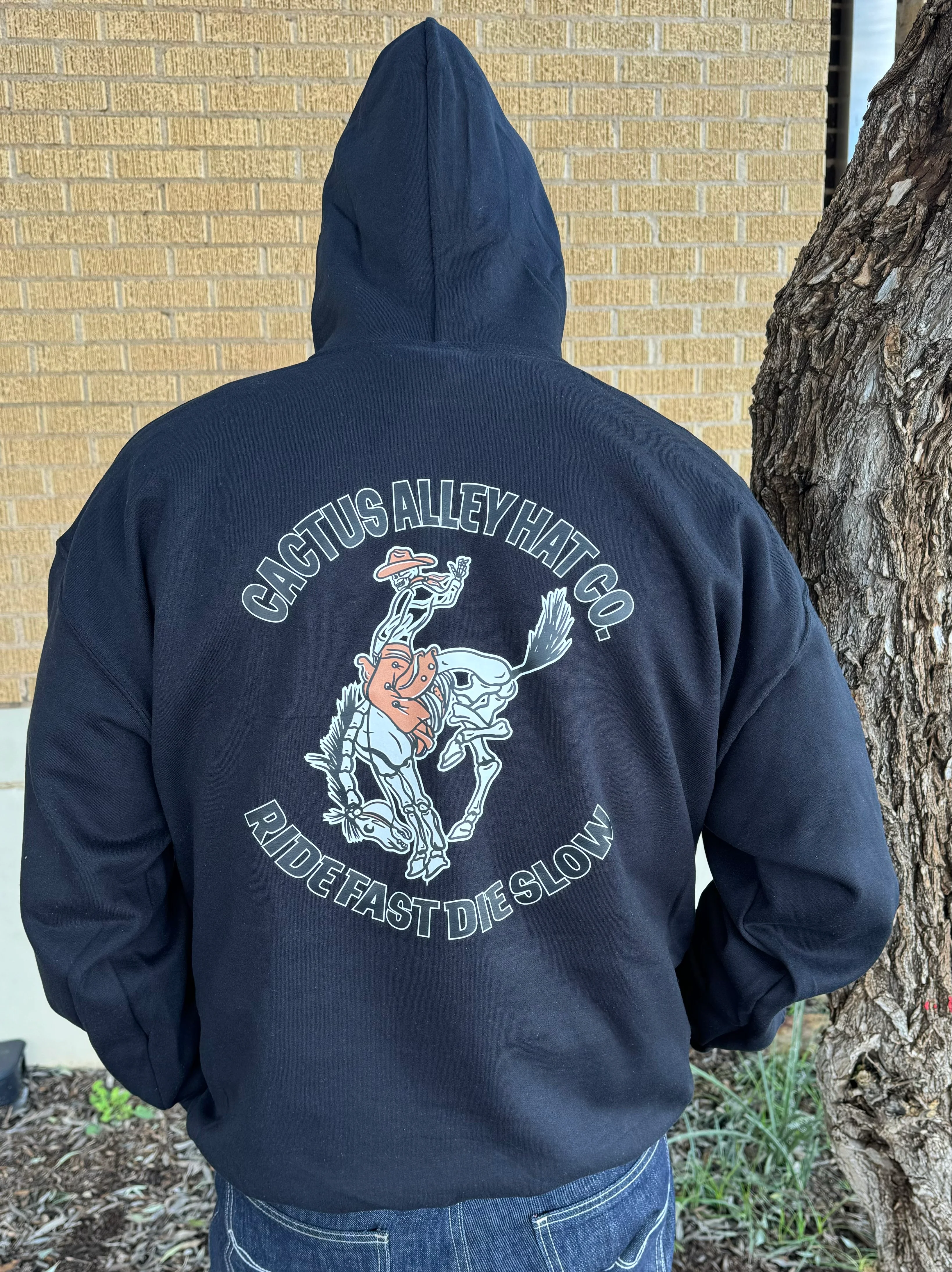Ride Fast Die Slow - Black Adult Hoodie